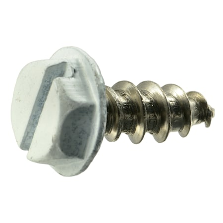 Midwest Fastener Sheet Metal Screw, #10 x 1/2 in, Painted 18-8 Stainless Steel Flange Hex Head 15 PK 71048